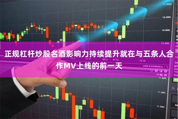 正规杠杆炒股名酒影响力持续提升就在与五条人合作MV上线的前一天