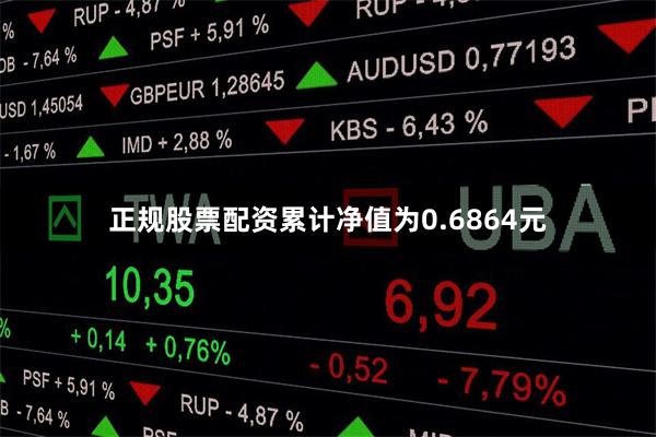 正规股票配资累计净值为0.6864元